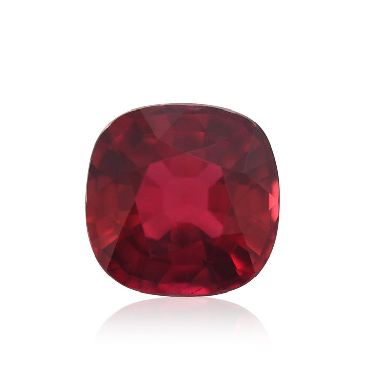 1.25 Carat Red MOZAMBIQUE Cushion Ruby