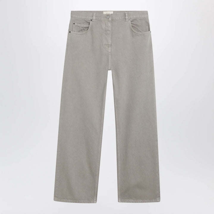 The Row - Finbar cotton jeans in smoke grey