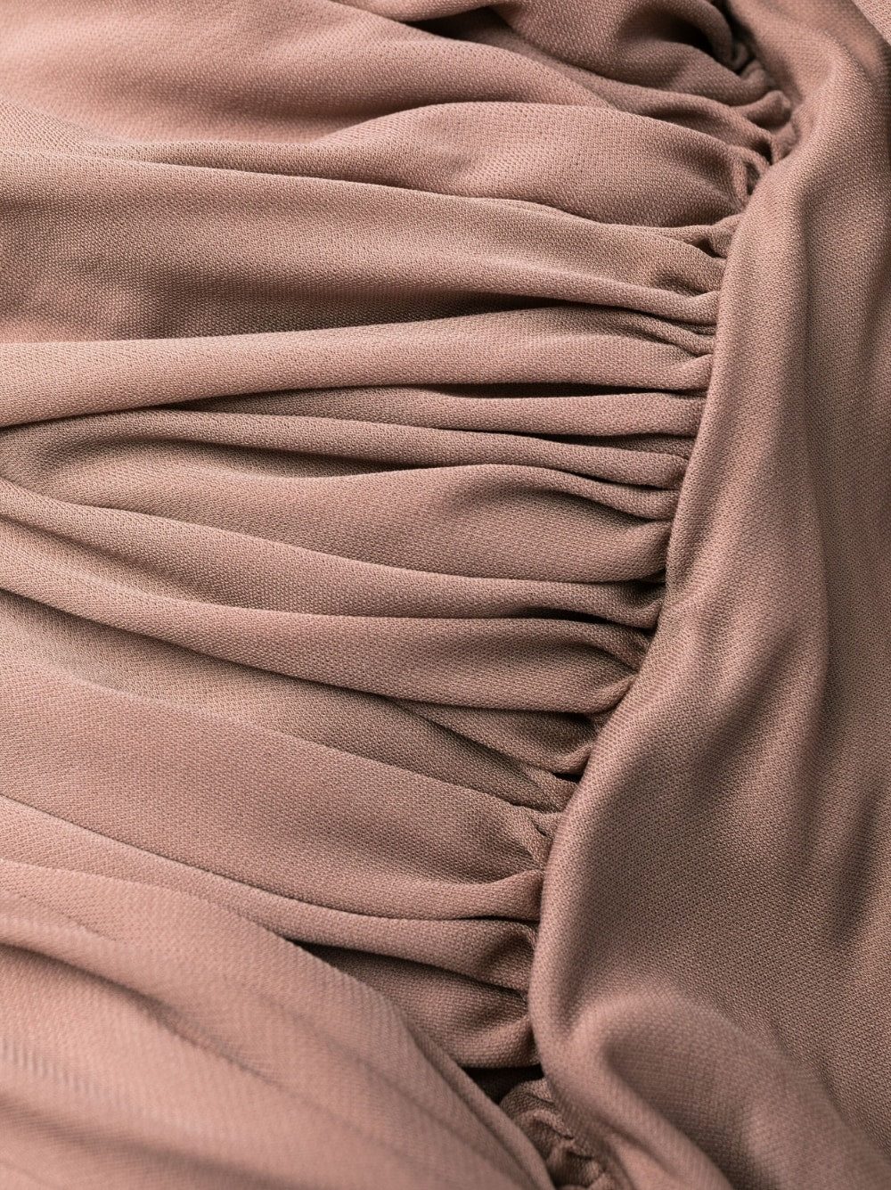 Saint Laurent Pink Sleeveless Draped Minidress