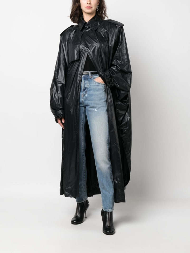 Jackets 1 Saint Laurent shoulder-pad Oversized Trench Coat Brand