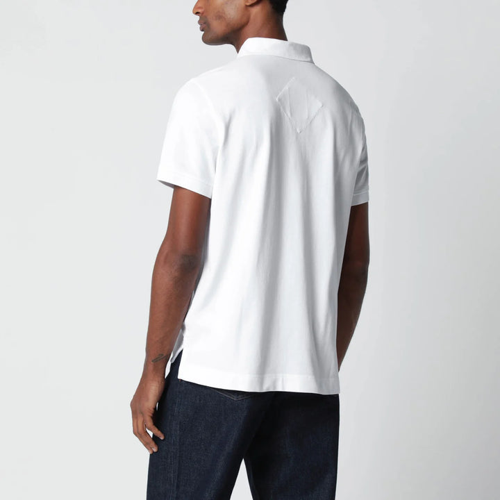 Canada Goose - White polo with patch logo