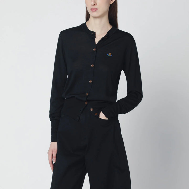 Vivienne Westwood - Black wool and silk cardigan