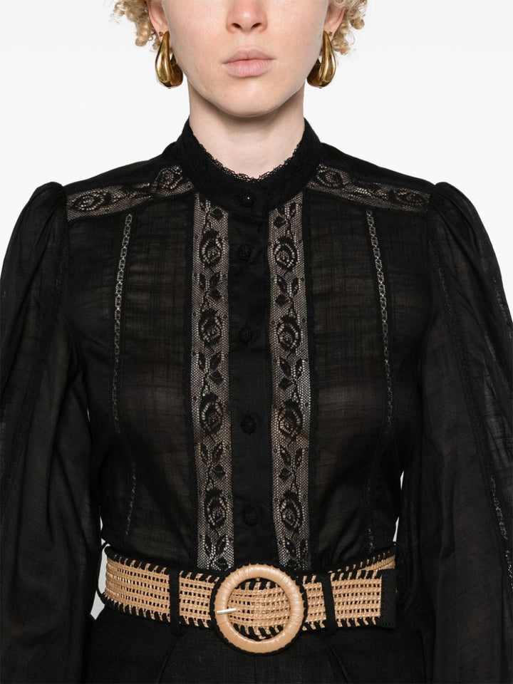 Shirts Zimmermann Shirts Black Brand