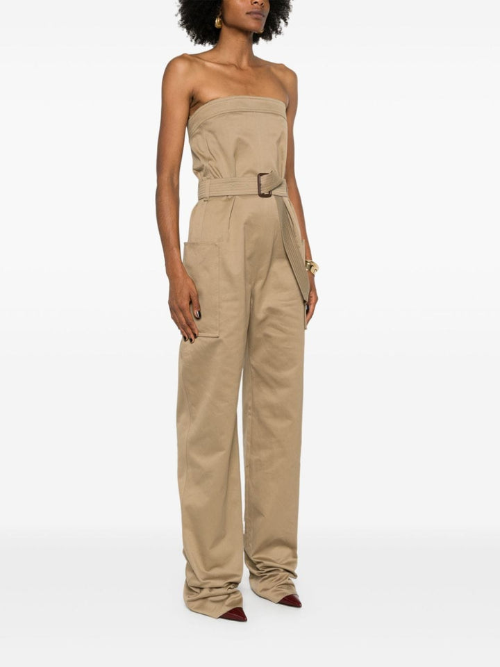 Jumpsuits Saint Laurent Dresses Beige Brand