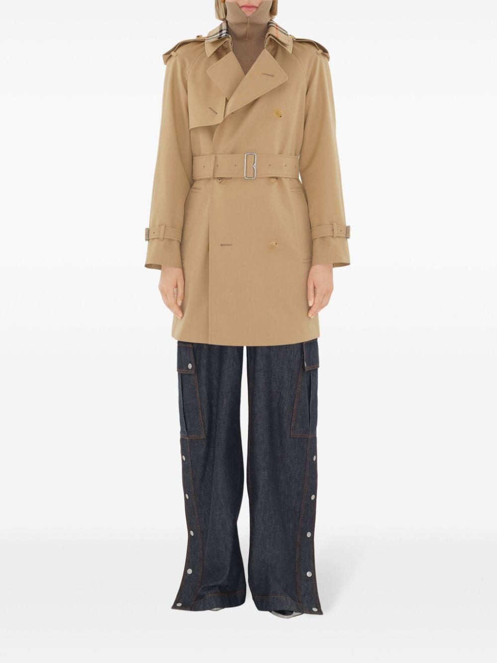 Coats Burberry Coats Beige Brand