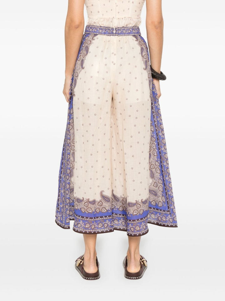 Trousers 2 Zimmermann Trousers Purple Brand