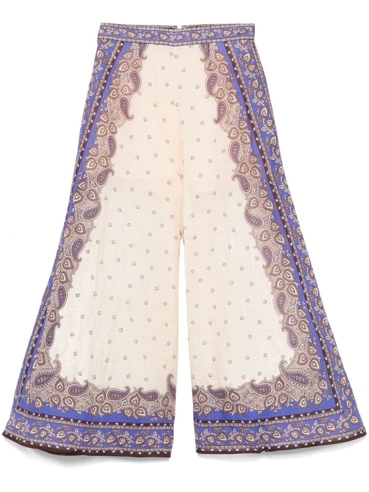 Trousers 2 Zimmermann Trousers Purple Brand