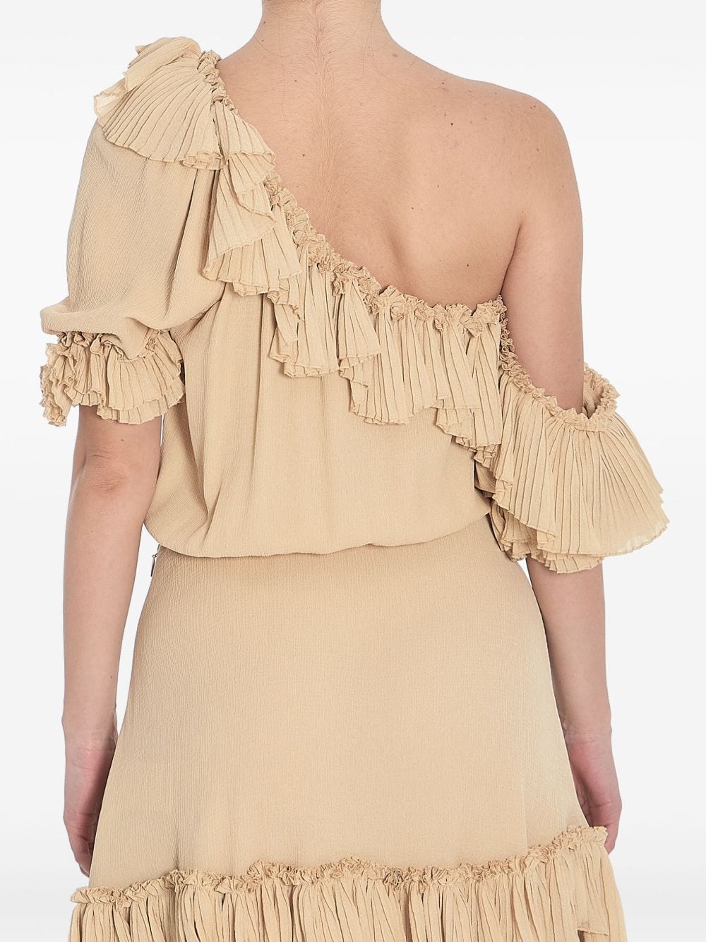 Dresses 36 Saint Laurent one-shoulder ruffled dress Brand