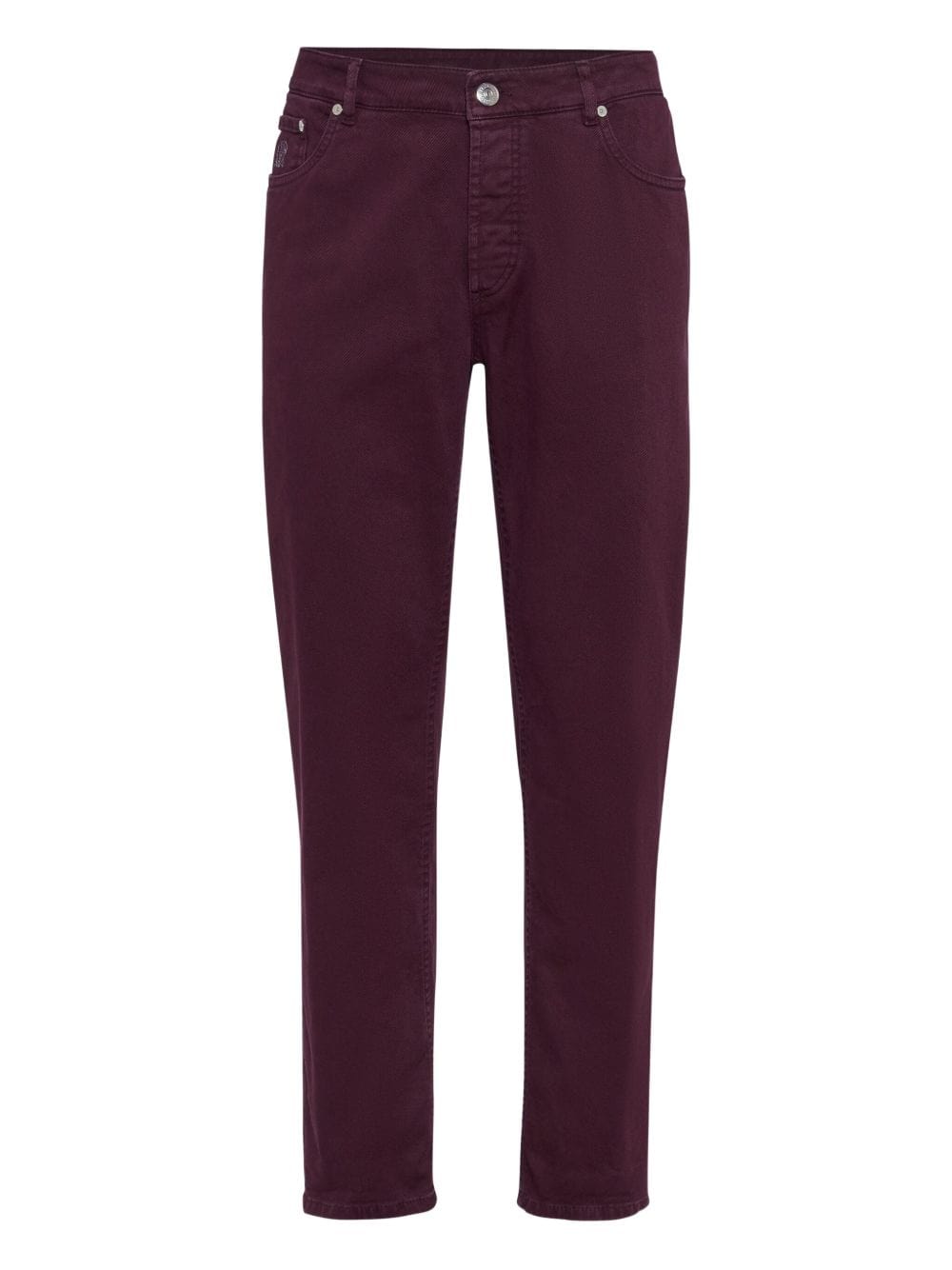 Trousers 48 Brunello Cucinelli Trousers Bordeaux Brand