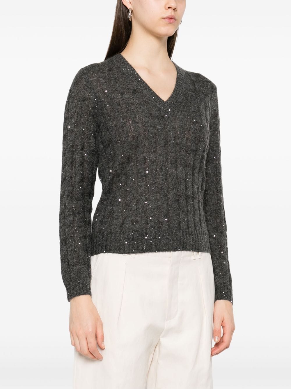 Topwear L Brunello Cucinelli Sweaters Grey Brand