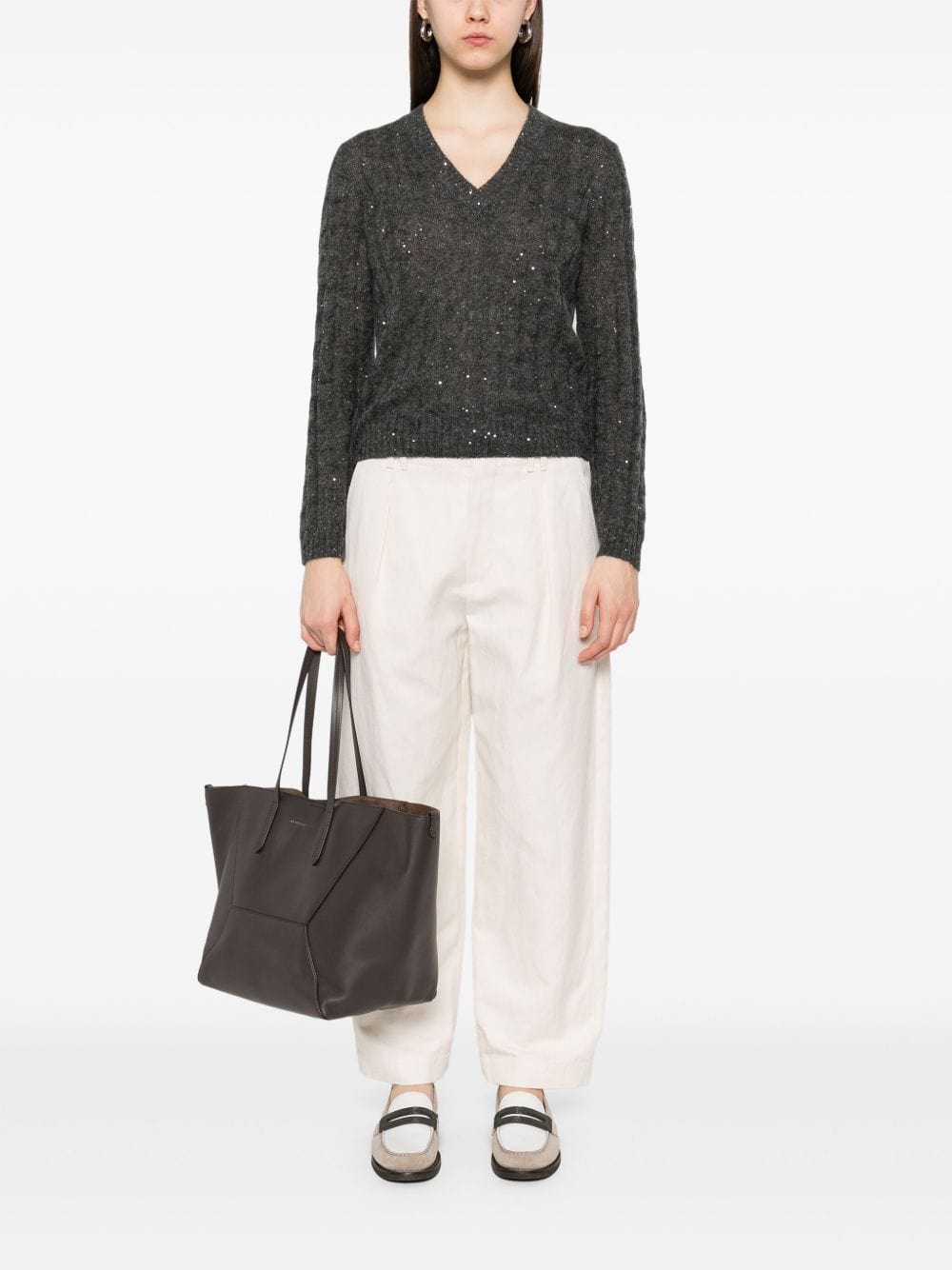 Topwear L Brunello Cucinelli Sweaters Grey Brand