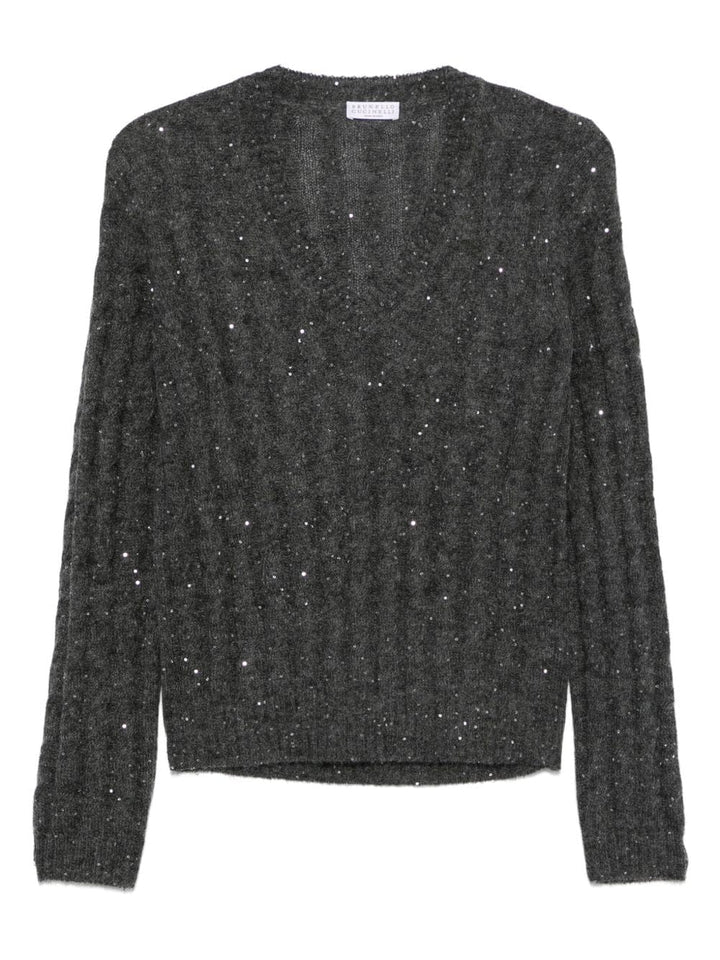Topwear L Brunello Cucinelli Sweaters Grey Brand