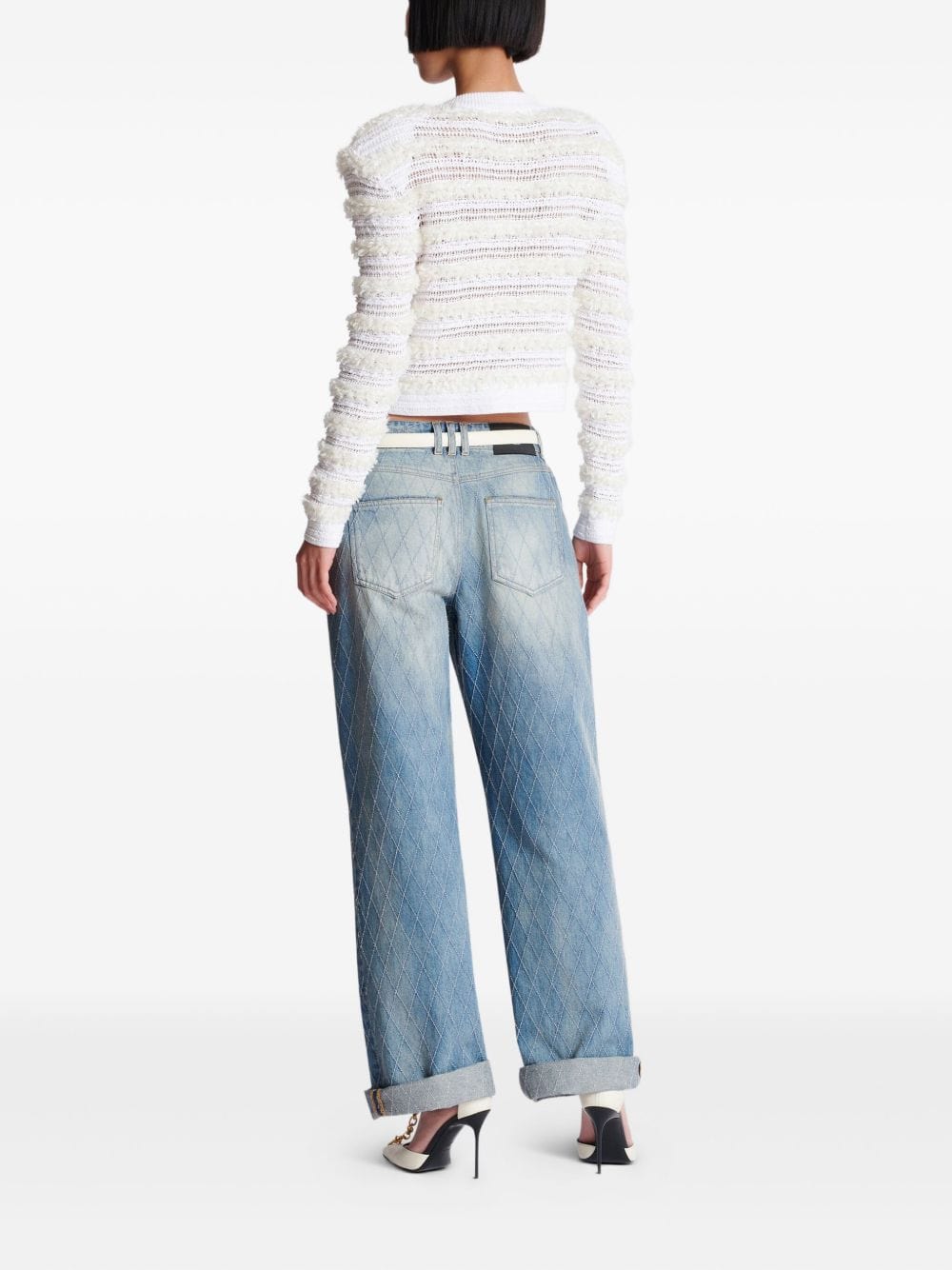 Topwear Balmain Sweaters White Brand