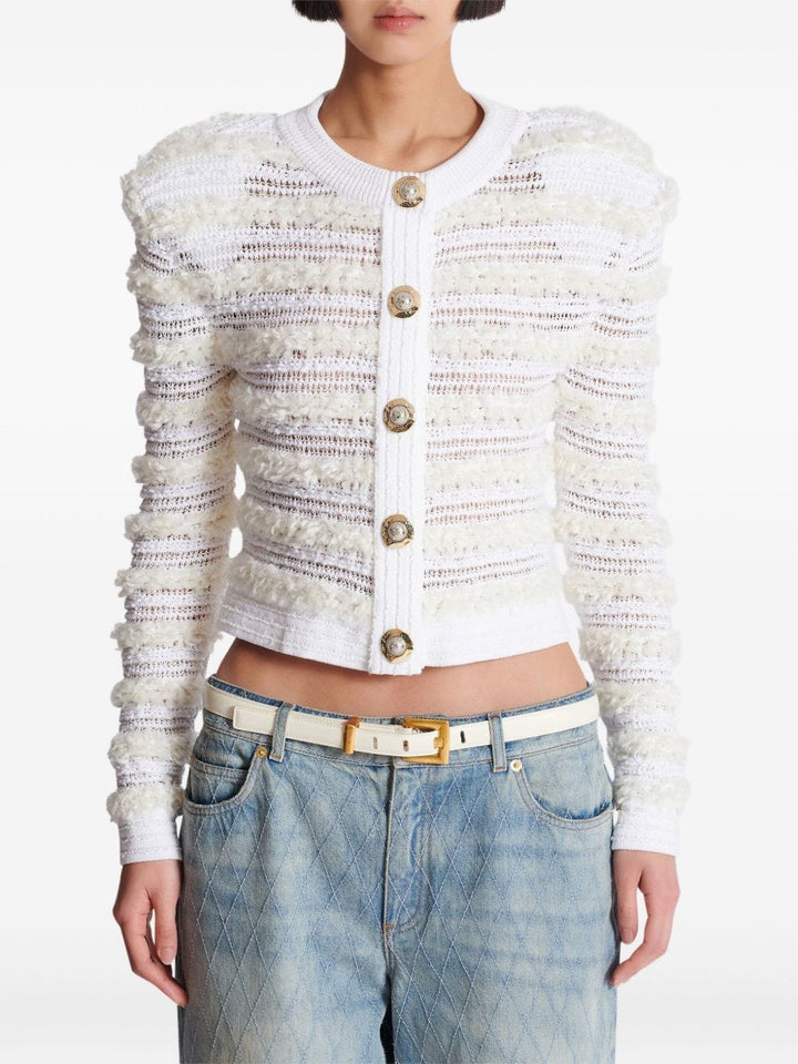 Topwear Balmain Sweaters White Brand