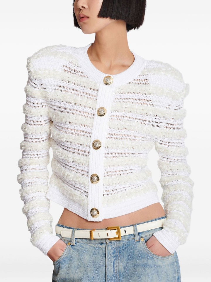Topwear Balmain Sweaters White Brand