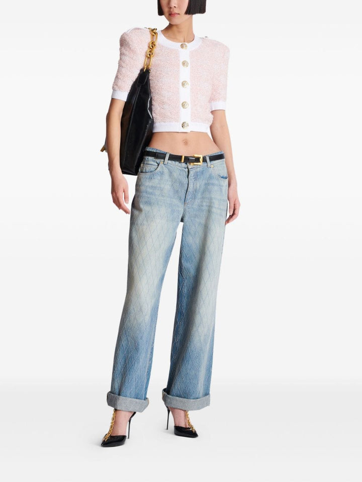 Topwear Balmain Sweaters Pink Brand