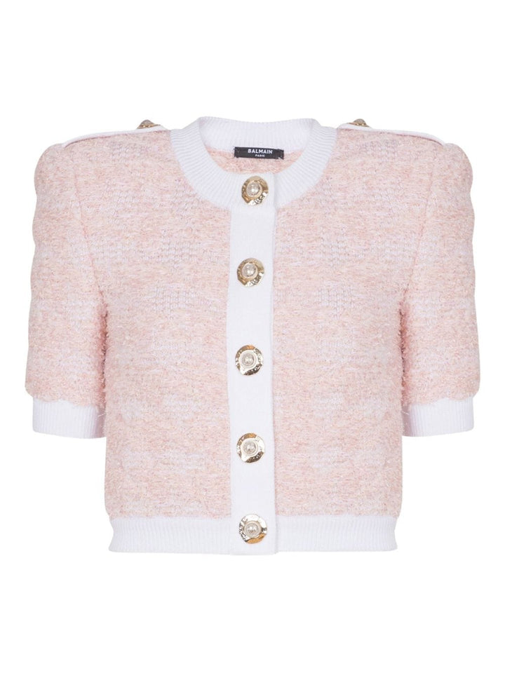 Topwear Balmain Sweaters Pink Brand