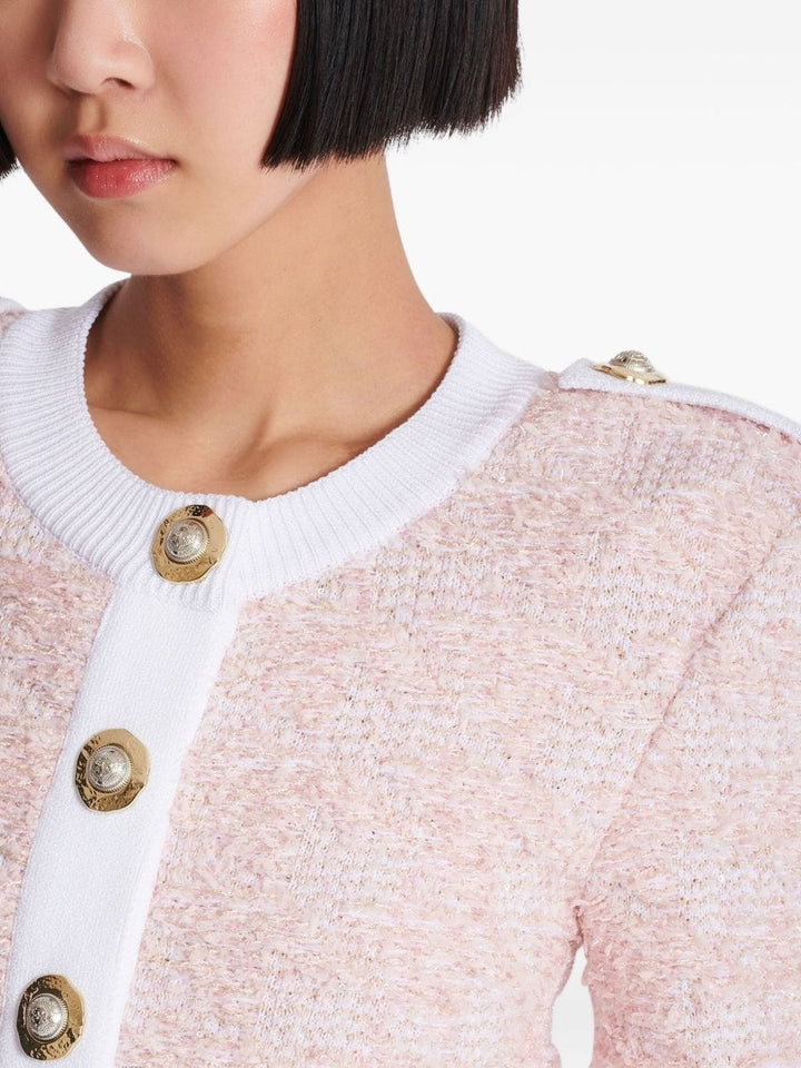 Topwear Balmain Sweaters Pink Brand