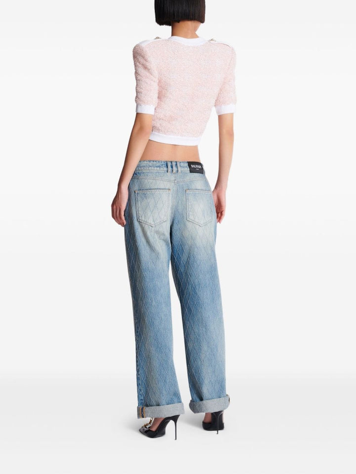 Topwear Balmain Sweaters Pink Brand