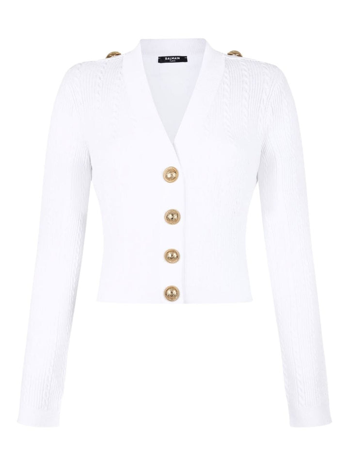 Topwear Balmain Sweaters White Brand