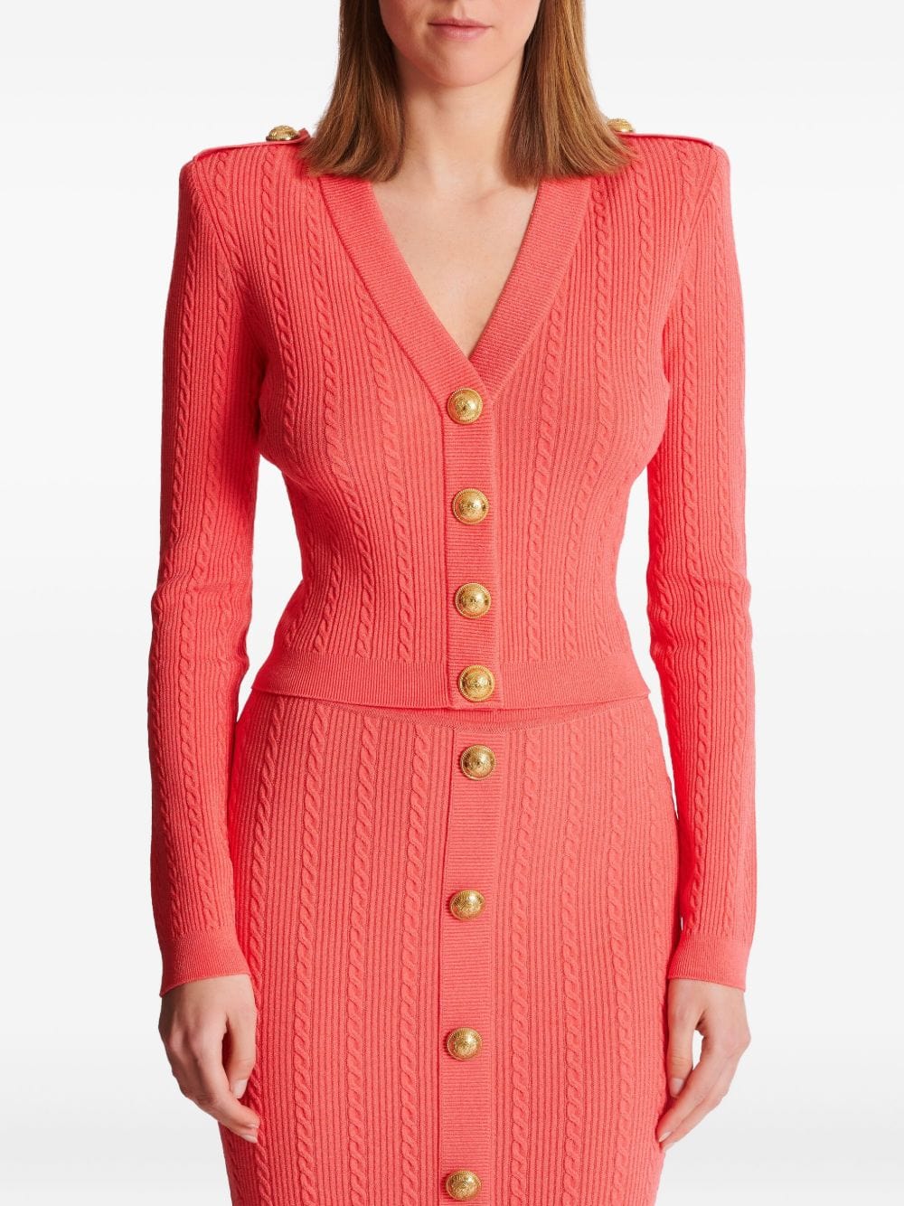 Topwear Balmain Sweaters Orange Brand