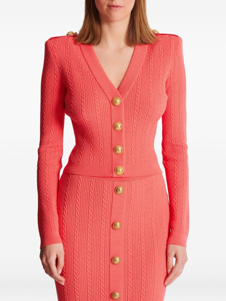 Topwear Balmain Sweaters Orange Brand