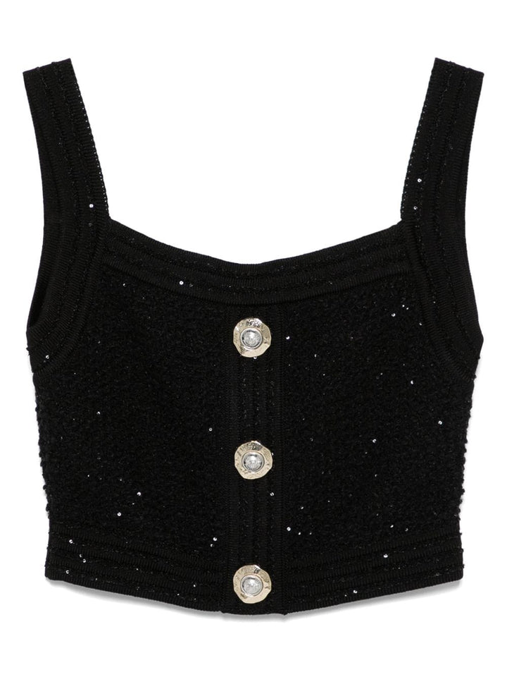 Topwear Balmain Top Black Brand
