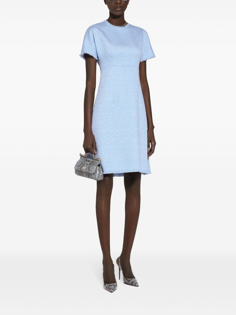 Dresses 42 Dolce & Gabbana Dresses Clear Blue Brand