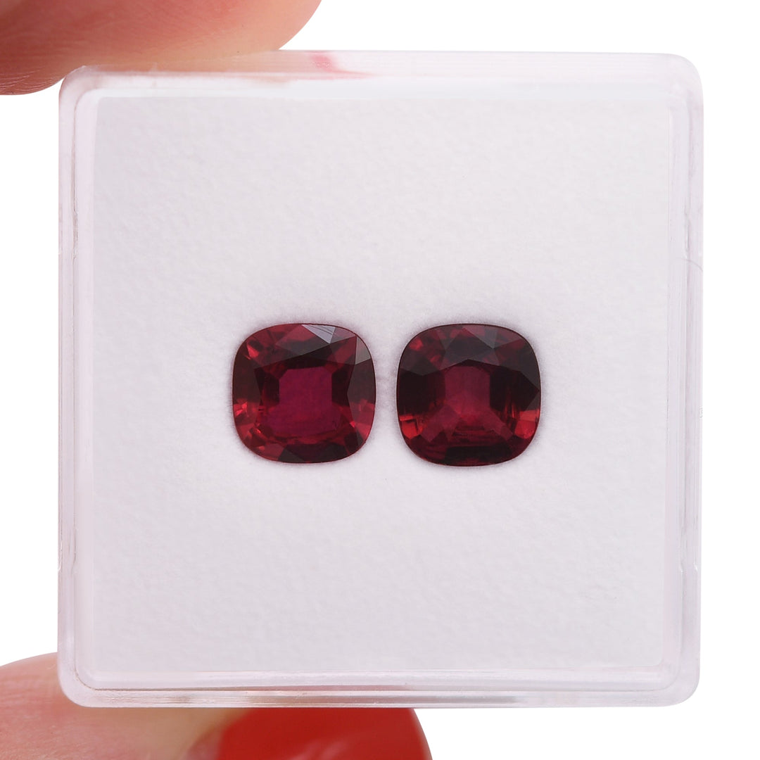 2.00 Carat Red MOZAMBIQUE Cushion Ruby CD