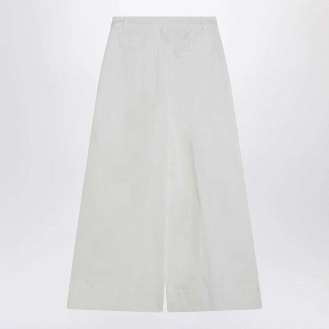 the garment - White cotton palazzo trousers
