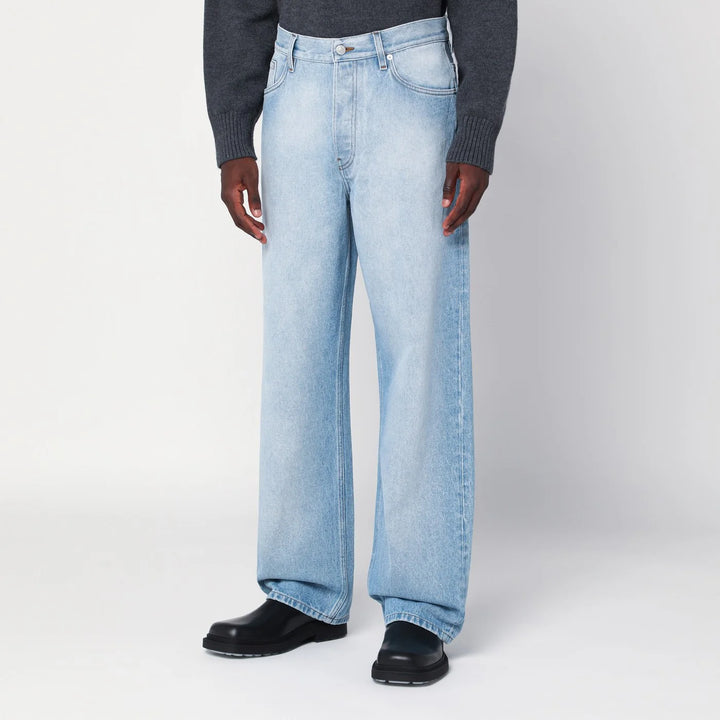 Dries Van Noten - Light blue faded jeans