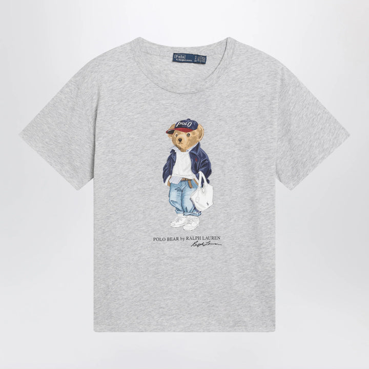 Polo Ralph Lauren - Grey Polo Bear Cotton T-Shirt