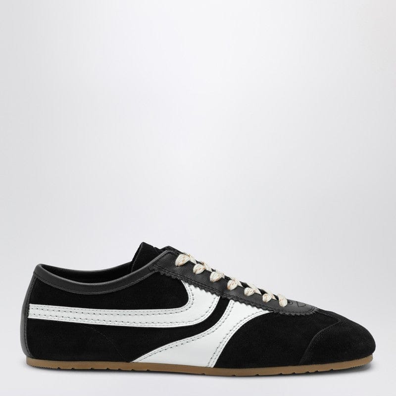 Shoes Dries Van Noten - Black/white leather and suede sneakers - 40 IT Brand