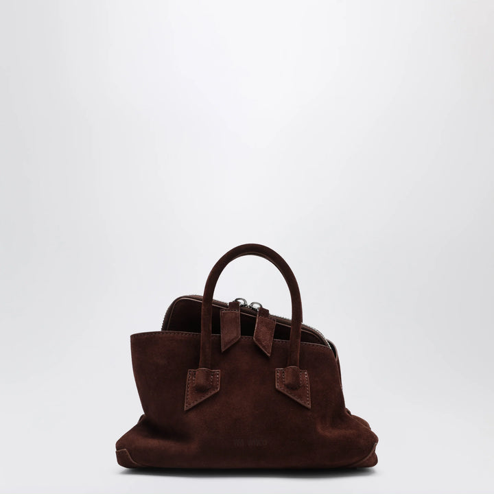 The Attico - Brown suede La Passeggiata Mini bag