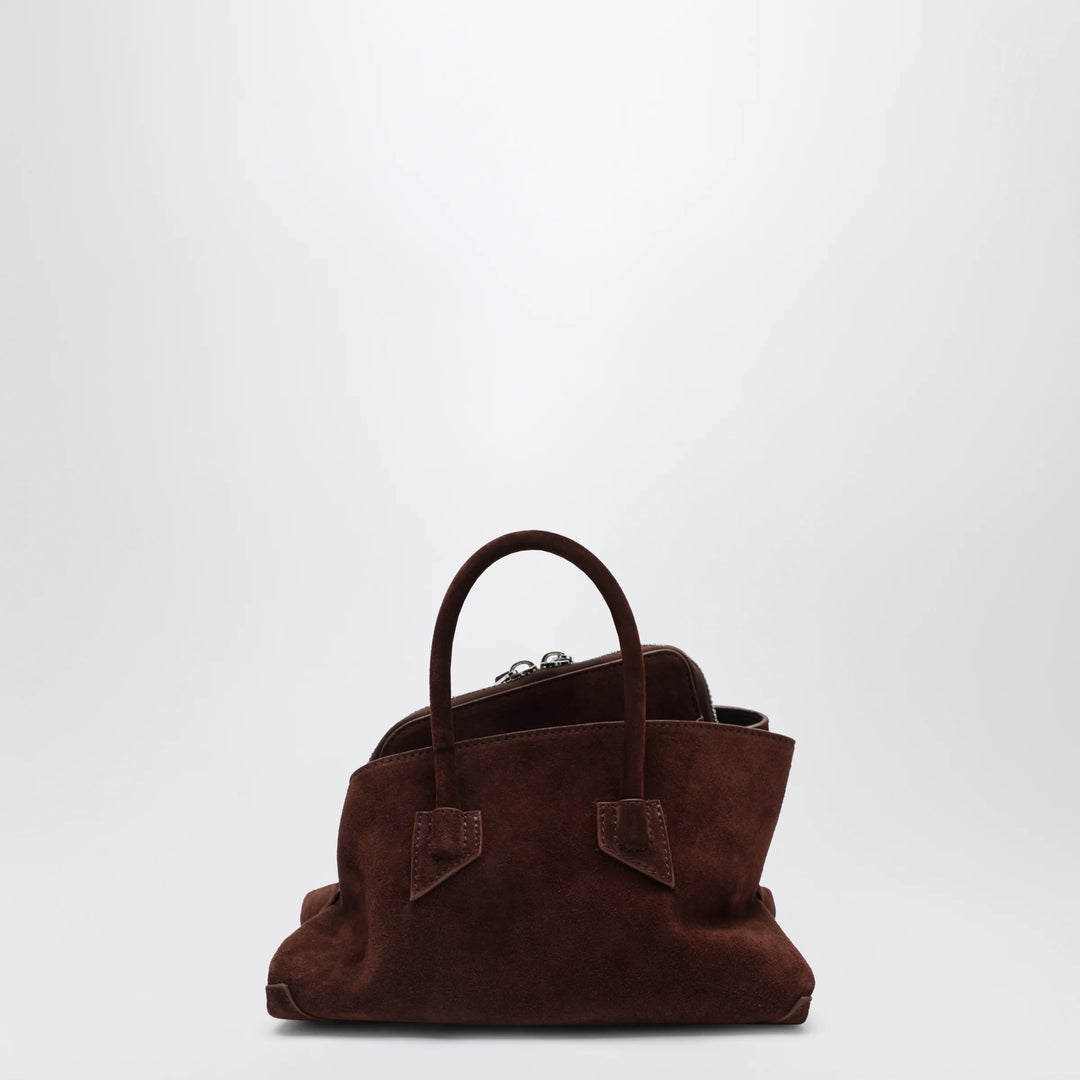 The Attico - Brown suede La Passeggiata Mini bag