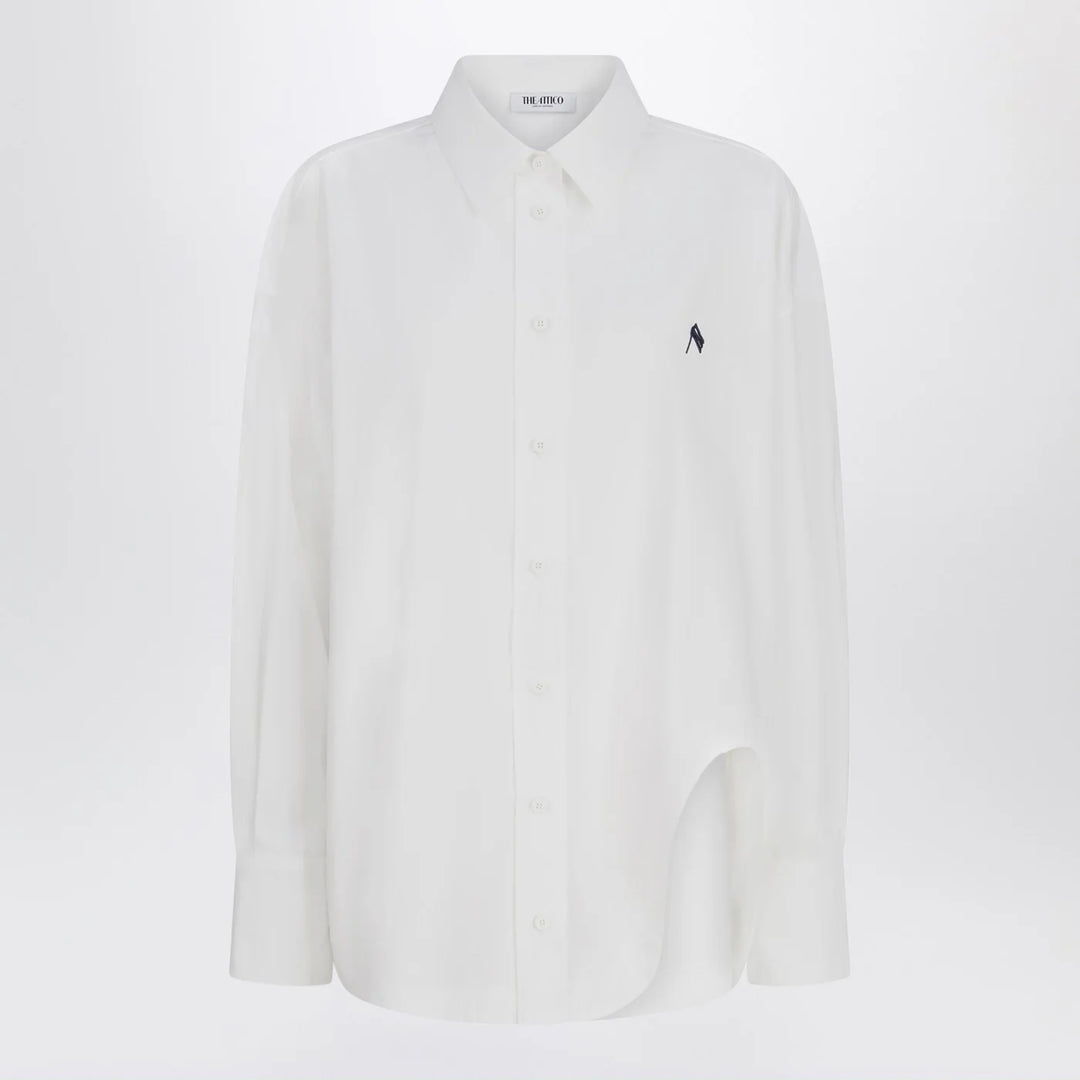 The Attico - Oversized white cotton shirt