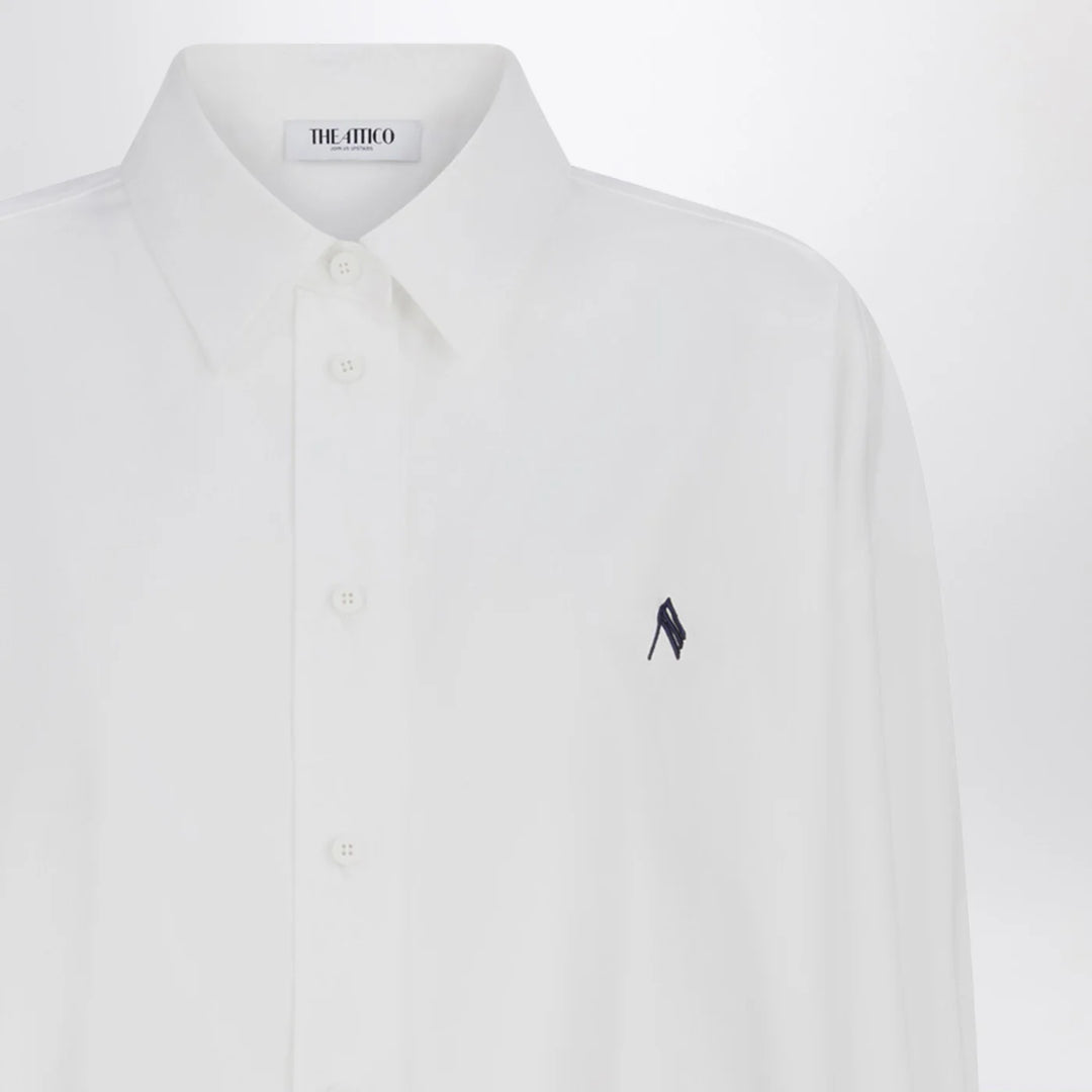 The Attico - Oversized white cotton shirt