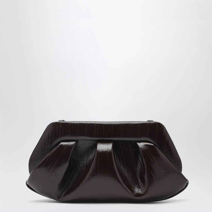 THEMOIRè - Emera clutch in chocolate brown