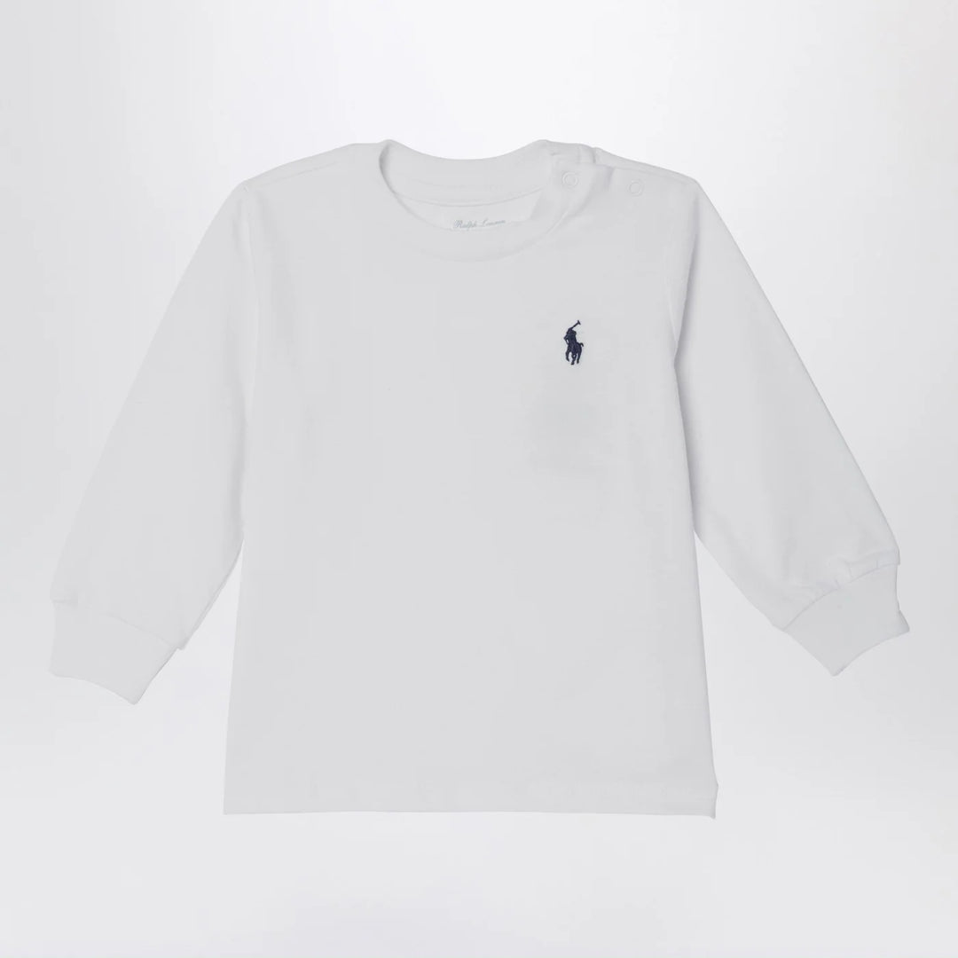Polo Ralph Lauren - White cotton jersey with logo