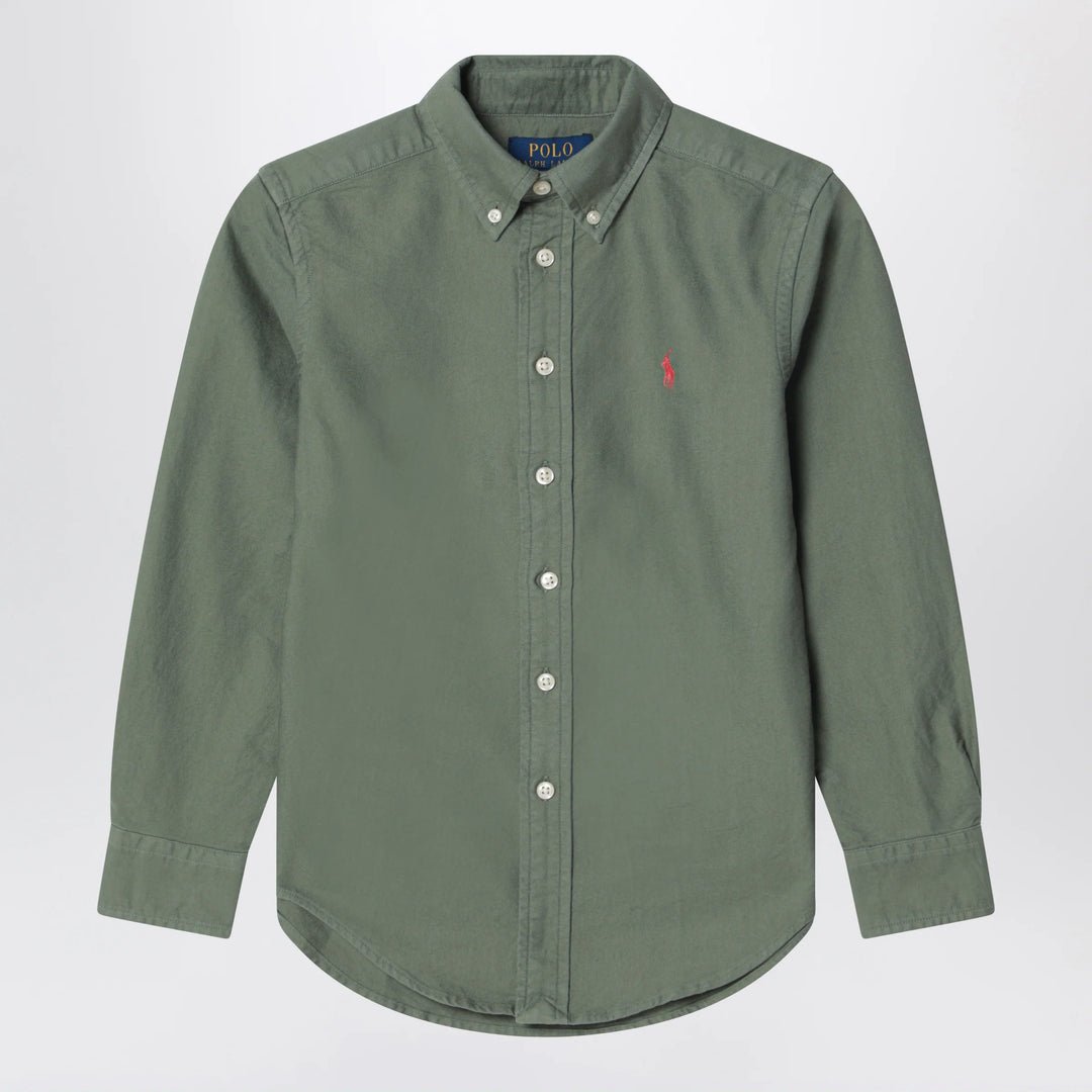 Polo Ralph Lauren - Cargo green Classic-Fit Oxford shirt