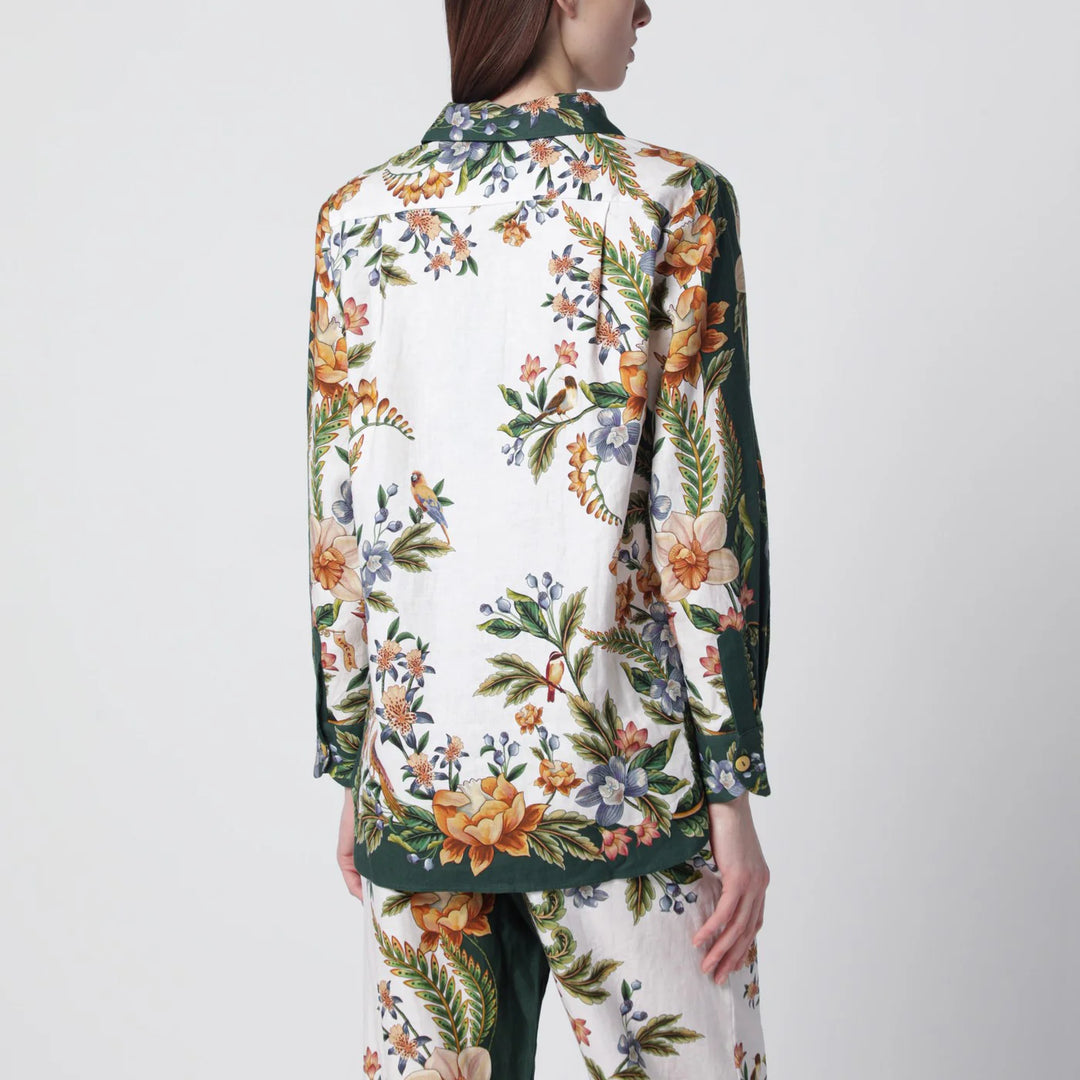FARM Rio - Sand Nature shirt in linen blend