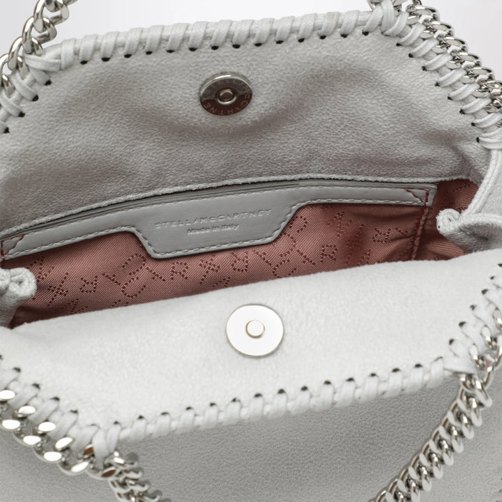 Stella McCartney - Pearl grey micro Falabella tote bag
