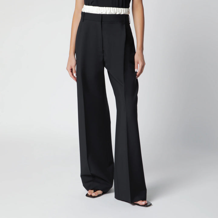Róhe - Black Trousers with Boxer Detail
