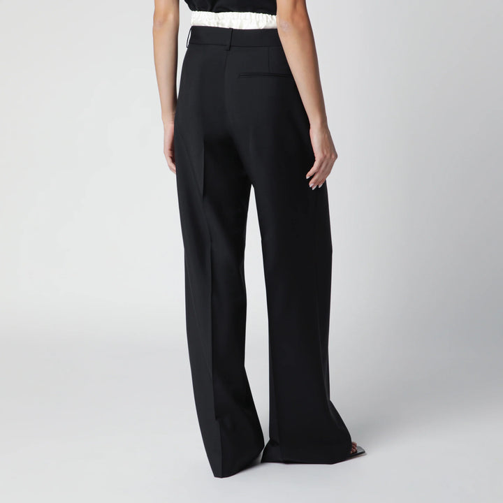 Róhe - Black Trousers with Boxer Detail
