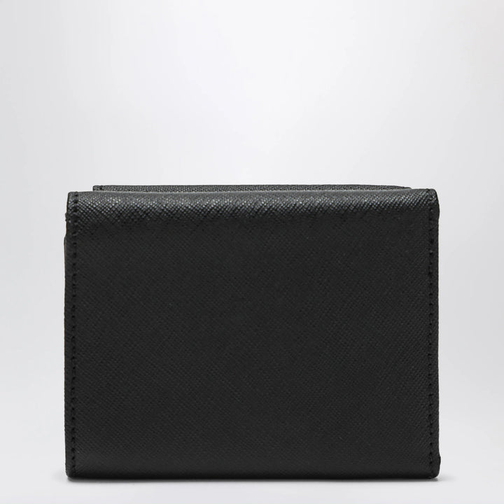 Vivienne Westwood - Black leather wallet with Orb logo