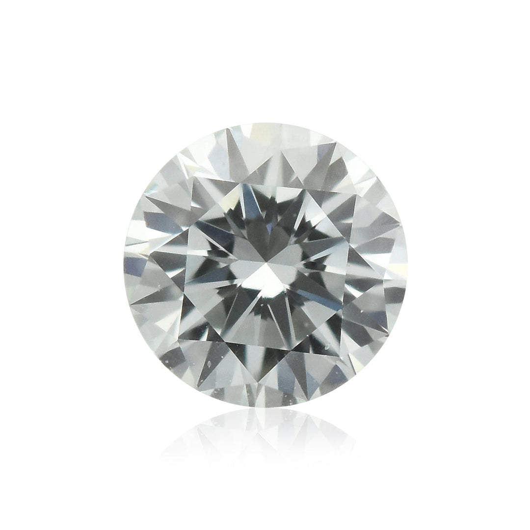 0.14 Carat Very Light Green Round Brilliant Diamond (VS1) GIA