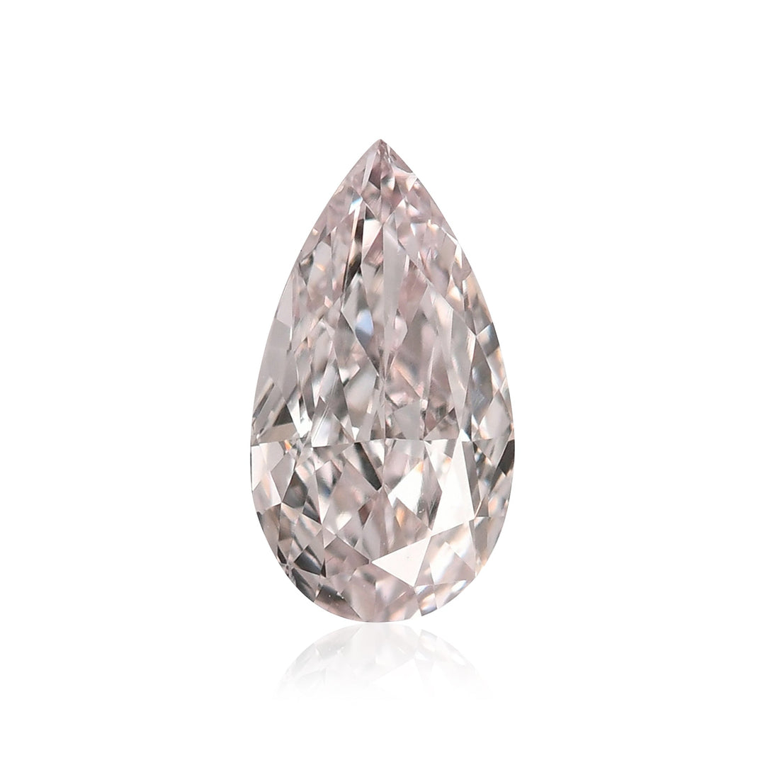 0.50 Carat Very Light Pink Pear Diamond SI1 GIA