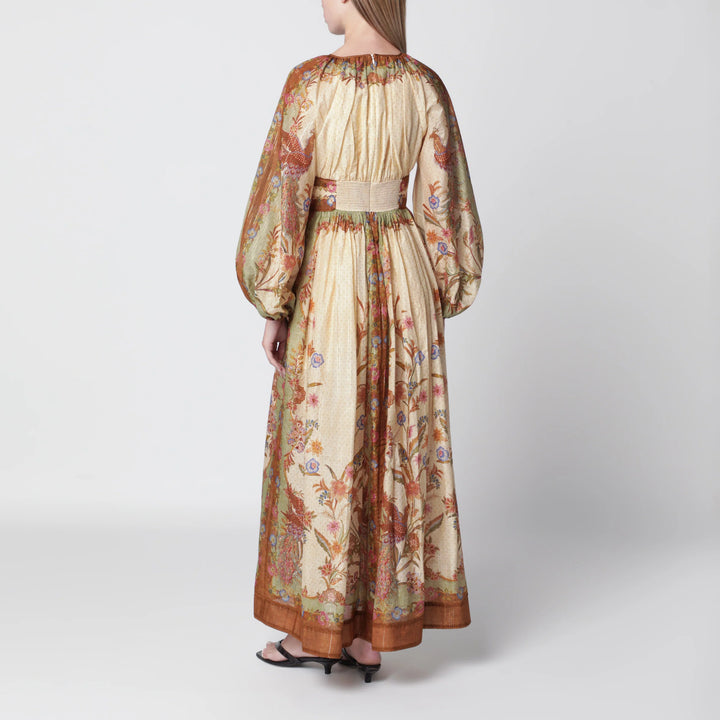 ZIMMERMANN - Cream cotton and silk Indra maxi dress