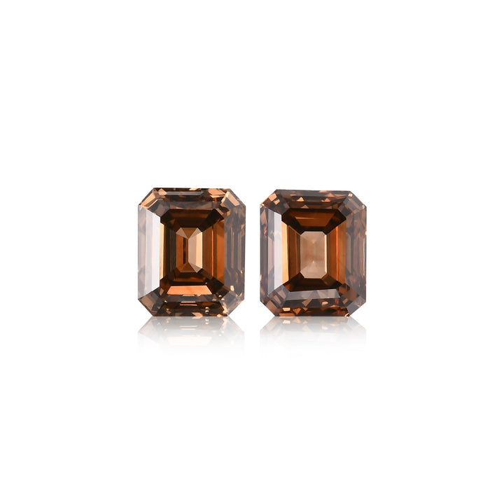 1.00 Carat Fancy Brown Emerald Diamonds (VS2)