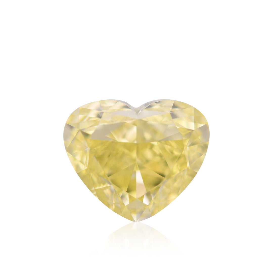 2.01 Carat Fancy Yellow HEART Diamond VVS1 GIA